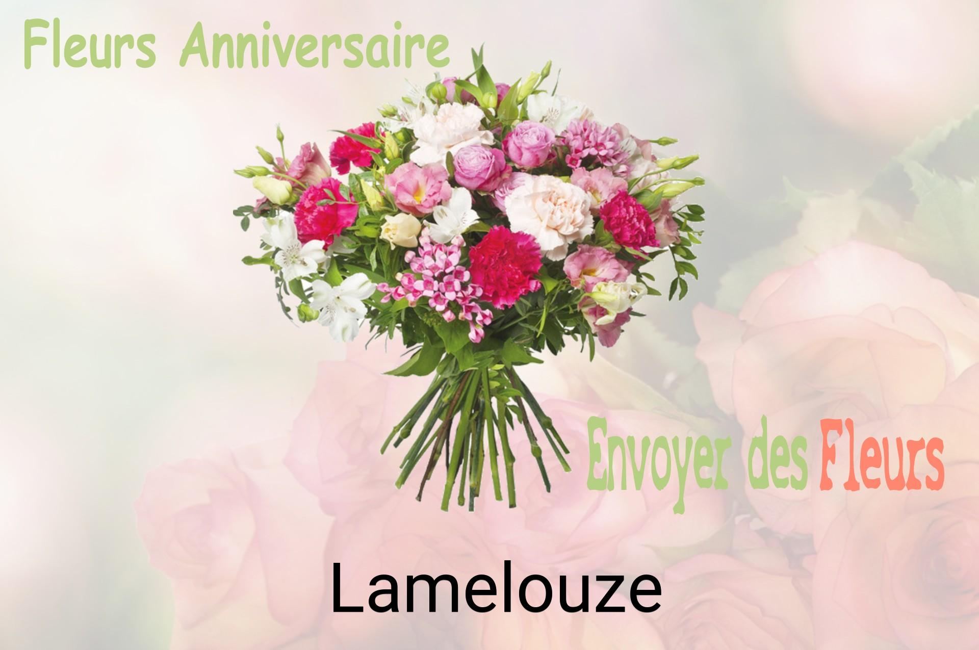 Bouquet de fleurs d’anniversaire livré à Lamelouze