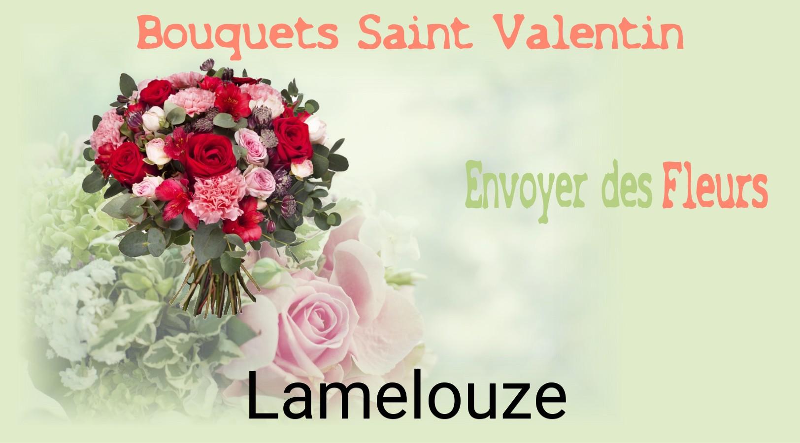 Roses de Saint-Valentin livrées à Lamelouze